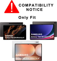 ROOFEI Galaxy Tab S10Ultra/S9 Billentyűzetes Tok QWERTZ Érintőpaddal 7 Szín LED 2