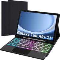 ROOFEI Samsung Galaxy Tab A9+ 11" Billentyűzetes Tok QWERTZ Világítással 1