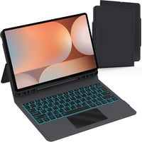 ROOFEI Samsung Galaxy Tab S10+/S9+ Billentyűzet Tok QWERTZ Touchpad-dal 1