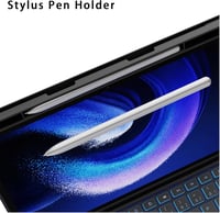 Husă cu tastatură ROOFEI Xiaomi Pad 6/6 Pro 11", QWERTZ, iluminare RGB, touchpad, suport pentru stylus, negru 8
