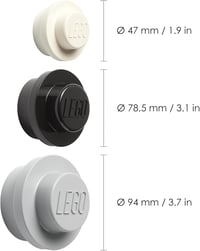 Room Copenhagen LEGO Fali Akasztó Szett - Fehér, Fekete, Szürke Színekben, 3 Különböző Méretben, 15kg Teherbírással

AI: I've created a Hung 2