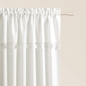ROOM99 Astoria zavjesa s trakom za nabiranje - ekru - 140x250 cm