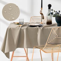 Obrus nepremokavý ROOM99 Aura – béžový – 140x260 cm 2