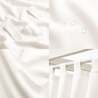 Vonkajší záves ROOM99 Garden Line s pútkami, 155x220 cm (šírka x výška), vodoodolný, odolný voči poveternostným vplyvom, ochrana pred slnkom, na terasu a záhradnú pergolu 3