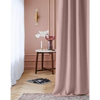 Zatemňovací záves room99 Laurel s riasiacou páskou, 140x260 cm, púdrová ružová, na koľajnicový systém, do obývačky a spálne, 1 ks 1