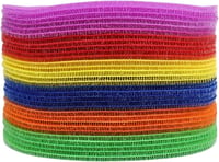 Roottshe 30 db többfunkciós öntapadós tépőzár kerek puzzle szőnyeg matrica 4