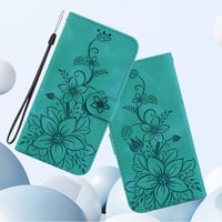 Kožené vyklápacie puzdro Rosbtib pre Xiaomi Redmi Note 14 5G 2025, 6,67 palca, s priehradkou na karty, stojanom a magnetickým zatváraním – zelené 4