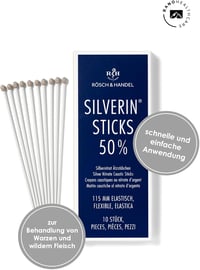 Rösch & Handel Silverin ezüstnitrátos maratóstick 115mm 10db - 10 pcs (pack of 1), brown 2