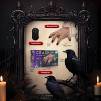 RoserRose Wednesday Kéz RC Autó LED Fénnyel, Halloween Dekoráció Távirányítós 6