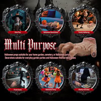 RoserRose Wednesday Kéz RC Autó LED Fénnyel, Halloween Dekoráció Távirányítós 3