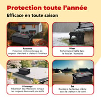Roshield 4 bucăți Stație de momeală pentru rozătoare cu protecție împotriva manipulării pentru șobolani și șoareci - Pentru utilizare în interior și exterior 4