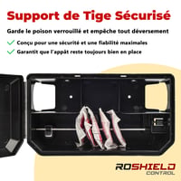 Roshield 4 bucăți Stație de momeală pentru rozătoare cu protecție împotriva manipulării pentru șobolani și șoareci - Pentru utilizare în interior și exterior 6