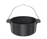Liatinový hrniec RÖSLE Dutch Oven 28 cm, čierny, s pokrievkou – pokrievka sa dá použiť aj ako panvica 2