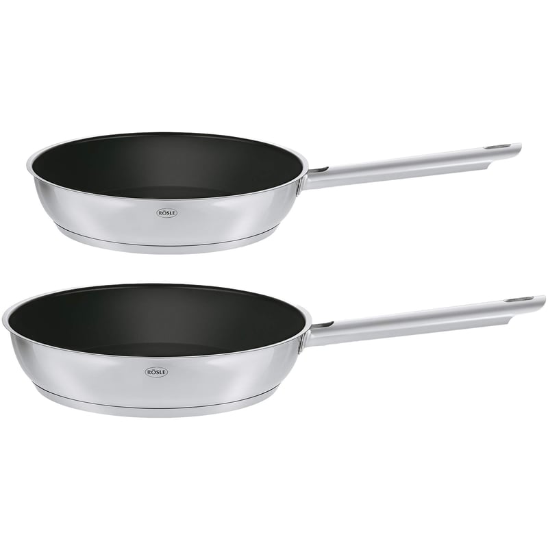 Sada panvíc RÖSLE Elegance, 2-dielna, 20 cm a 28 cm, antiadhézny povrch ProCera, indukcia