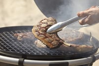Kuchynské kliešte RÖSLE Gourmet 23 cm, nehrdzavejúca oceľ 18/10, uzamykateľné kliešte na grilovanie a servírovanie, vhodné do umývačky riadu, strieborné 6