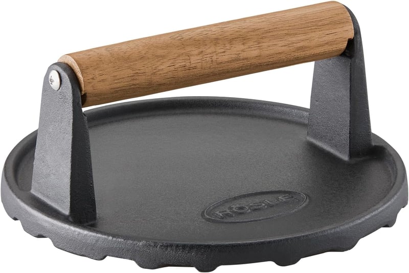 Rösle Hamburger Sajtó Rozsdamentes Acél Burgerpogácsa Készítő - Single, Barbecue Weight