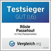 Sită RÖSLE Passetout din oțel inoxidabil 18/10 cu mâner de susținere, argintie – sită de bucătărie premium 8