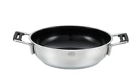 Panvica RÖSLE Silence Pro ProCeraPlus 28 cm, nepriľnavá a odolná, žiaruvzdorná do 260 °C, keramický povrch, strieborná, nehrdzavejúca oceľ 18/10 1