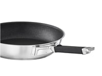 Tigaie RÖSLE Silence Pro cu înveliș antiaderent premium rezistent la zgârieturi ProResist, mâner din silicon, 32 cm, oțel inoxidabil 18/10, inducție 2