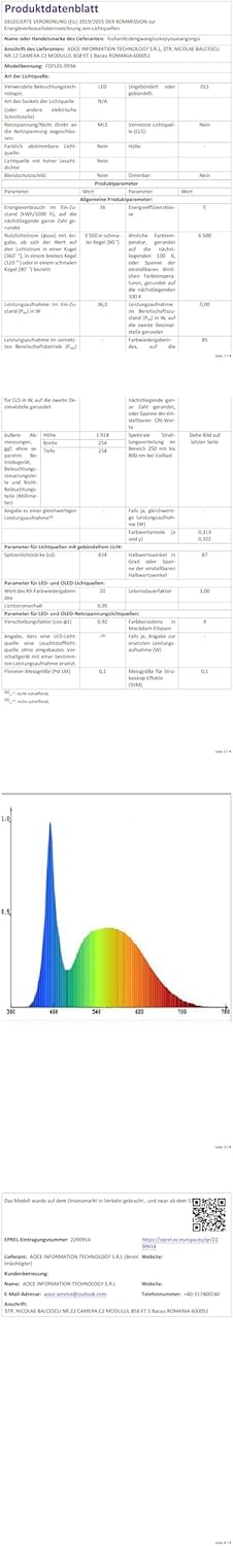 Rosnek 150cm RGB LED Állólámpa - Távirányítós, Applikációval Vezérelhető, Zenére Szinkronizálható, 16 Millió Szín, Nappali és Hálószoba Vilá