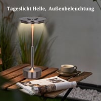 Rosnek Wireless LED Asztali Lámpa 3 Színhőmérséklet USB-C 2db Szürke 7