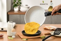 ROSSETTO Edénykészlet 23 Részes Levehető Nyéllel, Kerámia Tapadásmentes Bevonattal, Homokkő Színű, Rakható Főzőedények 7