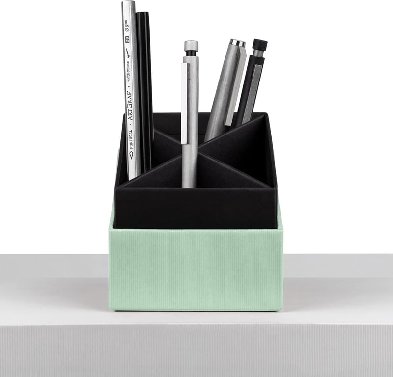Rössler S.O.H.O. Ceruza- és tolltar 86x86x100mm menta zöld - Mint