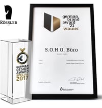 Rössler S.O.H.O. Ceruza- és tolltar 86x86x100mm menta zöld - Mint 9