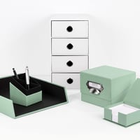 Rössler S.O.H.O. Ceruza- és tolltar 86x86x100mm menta zöld - Mint 8
