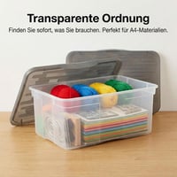 Rotho Box Ranger Tárolódoboz Szerveződoboz Praktikus Rendszerezés - 13 L 6