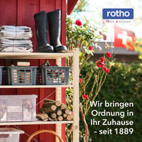Úložný box Rotho Core Pro 65 litrov, priehľadný, s vekom a kolieskami — Na jednom veku malá prasklina (stav: pozri 2. obrázok) 11