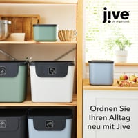 Rotho Jive kutija za pohranu s poklopcem, 3 kom., 5 L, složiva, reciklirana PP plastika, tamnosiva, 27,8x19,5x22,4 cm 8