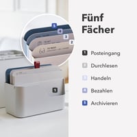 Rotho MyPaper Plus A4 kutija za dokumente i organizator, crna 5
