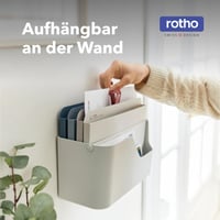 Rotho MyPaper Plus stolni držač dokumenata A4 s 4 FSC mape, crni 5