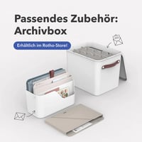 Rotho MyPaper Plus stolni držač dokumenata A4 s 4 FSC mape, crni 8