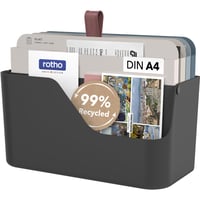 Rotho MyPaper Plus stolni držač dokumenata A4 s 4 FSC mape, crni 1
