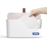 Rotho MyPaper Plus dokumentumtartó szekrény fehér-kék 36x17x32cm 1