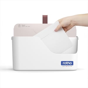Rotho MyPaper Plus registrator za dokumente - bijelo/plavi - 36,4x16,8x31,7 cm