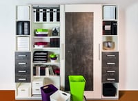 Rotho Timeless kancelársky organizér s 10 zásuvkami, plast bez BPA, antracitovo sivá, 34,5 x 29 x 32 cm 2