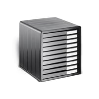 Rotho Timeless kancelársky organizér s 10 zásuvkami, plast bez BPA, antracitovo sivá, 34,5 x 29 x 32 cm 1
