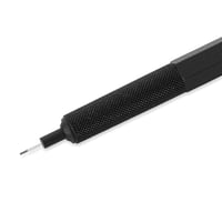 Mechanická ceruzka rOtring 600 – 0,5 mm HB – čierna – ergonomické celokovové telo 2