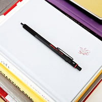 Mechanická ceruzka rOtring 600 – 0,5 mm HB – čierna – ergonomické celokovové telo 6