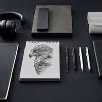 Mechanická ceruzka rOtring 600 – 0,5 mm HB – čierna – ergonomické celokovové telo 5
