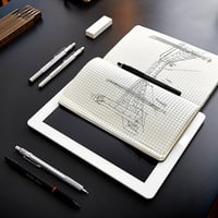 Mechanická ceruzka rOtring 600 – 0,5 mm HB – čierna – ergonomické celokovové telo 8