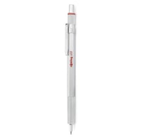 Guľôčkové pero rOtring 600, stredný hrot, čierny atrament, strieborné telo, plniteľné, 14 cm 1