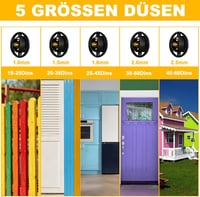 ROTTOGOON 550W Festékszóró 32000 fordulat/perc 1400ml 5 fúvóka 3 minta 4