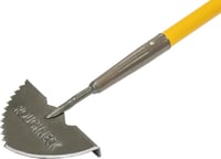 Roughneck ROU68311 éles szélű gyepszegély-vas 210 x 1000 mm fekete-sárga kerti szegélyező szerszám 6