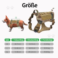 Roujune Húzásgátló Kutyahám XL Méret Légáteresztő Kamuflázs 4