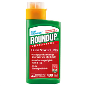 Erbicid concentrat Roundup AC 400 ml - neselectiv, cu acțiune prin contact foliar, eficient pentru toate plantele verzi