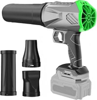 Suflantă de frunze manuală cu acumulator 21V Rouzin Makita, fără perii, tip turbo, pentru praf, fără acumulator, mini 1